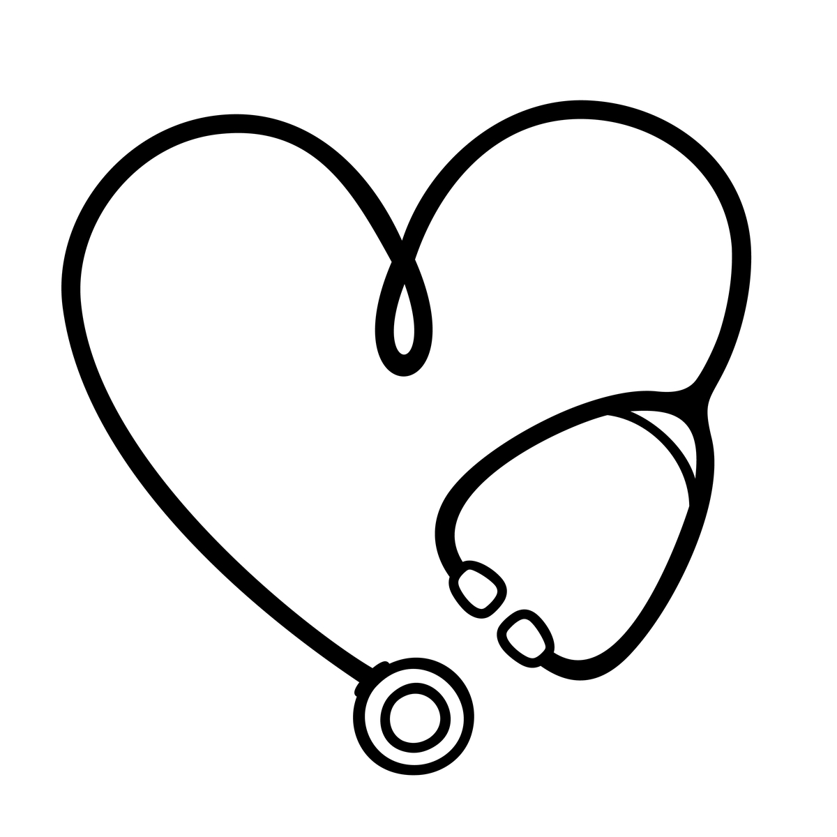 Heart Shaped Stethoscope